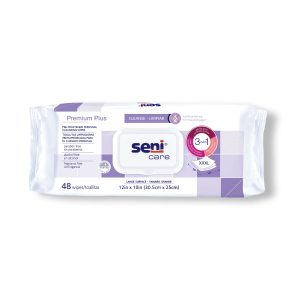TZMO USA INC Seni® Care Premium Plus Personal Cleansing Wipes S-WP48-C11