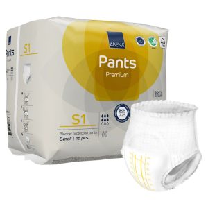 ABENA NORTH AMERICA Abena® Premium Pants S1 Incontinence Brief, Small 1000021318
