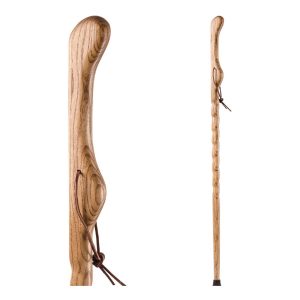 MABIS HEALTHCARE Brazos™ Twisted Oak Hitchhiker Handcrafted Walking Stick, 58-Inch, Tan 602-3000-1113