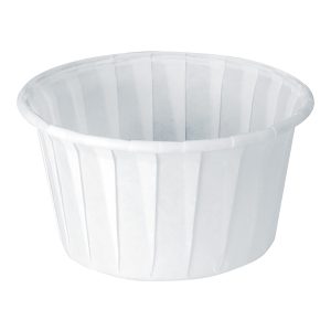 RJ SCHINNER CO Solo Paper Soufflé Cup, White, 4-ounce capacity 400-2050
