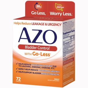 I-HEALTH INC AZO Bladder Control® with Go-Less Capsules 787651760056