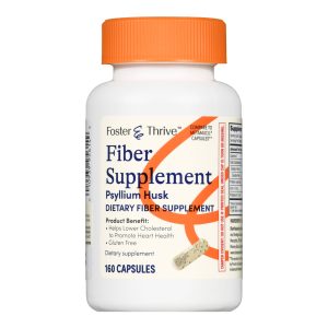 MCKESSON BRAND Foster & Thrive™ Fiber Supplement Psyllium Husk Capsules 01093995614