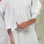 FASHION SEAL UNIFORMS Reusable Patient Exam Gown, Medium / Large, Light Blue 744-L