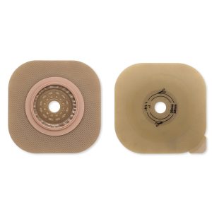 HOLLISTER New Image™ Flat CeraPlus™ Skin Barrier, Up to 44 mm Opening, 57 mm Flange, Red 15103