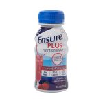 ABBOTT NUTRITION Ensure® Plus Nutrition Shake, Strawberry, 8-ounce bottle 57269