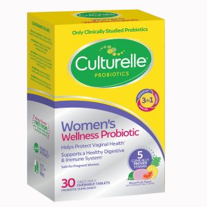 I-HEALTH INC Culturelle® Women's Wellness Probiotic Chewables 049100401492