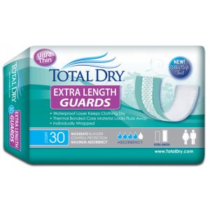 SECURE PERSONAL CARE PRODUCTS TotalDry™ Maximum Absorbency Bladder Control Pad, 12-Inch Length SP1570