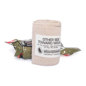 NORTH AMERICAN RESCUE ETD™ C-Clasp Closure Trauma Dressing, 4 x 70 Inch 30-0031