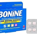 EMERSON HEALTHCARE Bonine® Motion Sickness Chewable Tablets, Raspberry Flavor 65197027516