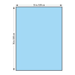 O&M HALYARD INC Halyard Sterile Large General Purpose Drape, 55 x 76 Inch 47626