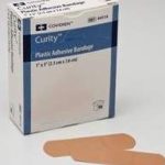 CARDINAL Curity™ Tan Adhesive Strip, 1 x 3 Inch 44114