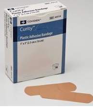 CARDINAL Curity™ Tan Adhesive Strip, 1 x 3 Inch 44114