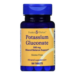 MCKESSON BRAND Foster & Thrive™ Potassium Gluconate 595 mg Tablets 01093995755