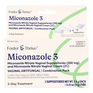 MCKESSON BRAND Foster & Thrive™ 2% Miconazole Nitrate Vaginal Antifungal Kit 70677122601