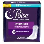 KIMBERLY CLARK Poise® Fresh Protection™ Overnight Bladder Control Pads 54943