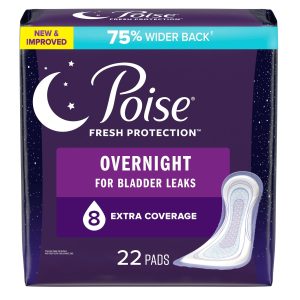 KIMBERLY CLARK Poise® Fresh Protection™ Overnight Bladder Control Pads 54943