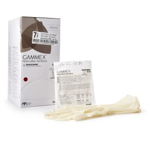 ANSELL Gammex® Non-Latex Sensitive Polychloroprene Surgical Glove, Size 7-1/2, Cream 20277275