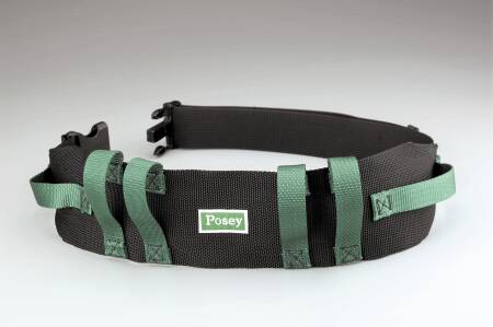 TIDI PRODUCTS Posey® Green / Black Nylon Gait Belt with Quick Release Buckle, 28 – 55 Inches 6537Q