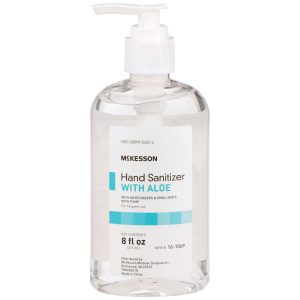 MCKESSON BRAND McKesson Gel Hand Sanitizer with Aloe, 8 oz. Pump Bottle 16-1069