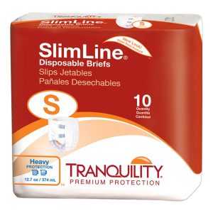 PRINCIPLE BUSINESS ENTERPRISES Tranquility® SlimLine® Heavy Protection Incontinence Brief, Small 2120
