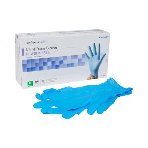 MCKESSON BRAND McKesson Confiderm® 3.8 Nitrile Exam Glove, Medium, Blue 14-686