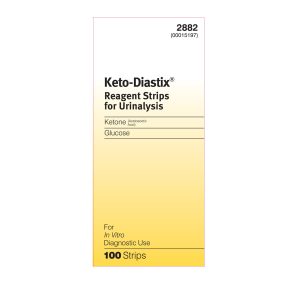 ASCENSIA DIABETES CARE Keto-Diastix® Urinalysis Reagent Strips, Ketone test 2882