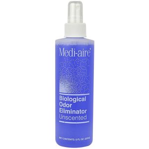 BARD Medi-aire® Biological Odor Eliminator Deodorizer, Unscented, 8-oz. Spray Bottle 7018U