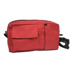 MCKESSON BRAND McKesson Red Nylon Fanny Pack, Fits up to 42-inch Waist 911-76039