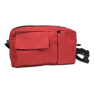 MCKESSON BRAND McKesson Red Nylon Fanny Pack, Fits up to 42-inch Waist 911-76039