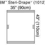 SOLVENTUM CORPORATION 3M™ Steri-Drape™ Fluoroscope Cover Transparent Plastic, Disposable, 35 x 43 Inch 1012