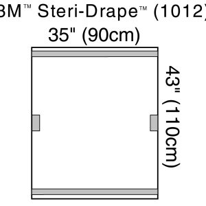 SOLVENTUM CORPORATION 3M™ Steri-Drape™ Fluoroscope Cover Transparent Plastic, Disposable, 35 x 43 Inch 1012