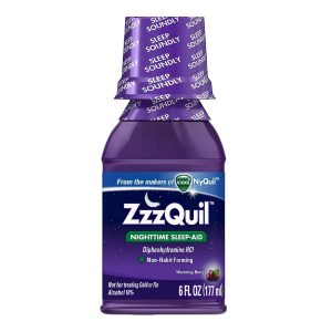 PROCTER & GAMBLE ZzzQuil™ Nighttime Sleep-Aid Liquid, Warming Berry 32390001396