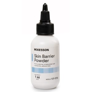 MCKESSON BRAND McKesson Ostomy Barrier Powder, 1-ounce Puff Bottle 137-5724