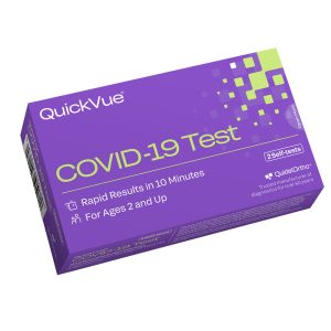 QUIDEL QuickVue® At-Home Over-the-Counter COVID-19 Test Kit, Two Tests 20451