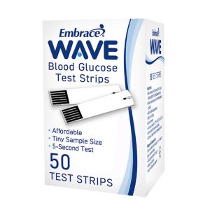 OMNIS HEALTH EmbraceWave+ Blood Glucose Test Strips APX04AB0404