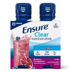 ABBOTT NUTRITION Ensure® Clear Therapeutic Nutrition, Blueberry Pomegranate, 10-ounce bottle 56500