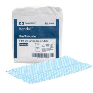 CARDINAL Versalon™ Moderate Absorbency Washcloth, Blue, 9.4 x 13.5 Inch 6360