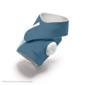 OWLET BABY CARE INC Owlet® Dream Sock® Smart Baby Monitor, Track Heart Rate and Oxygen, Blue SK0SN67BBJ