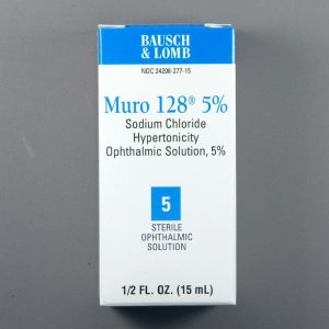 BAUSCH & LOMB Muro 128® Hypertonicity Agent, 0.5 Ounce 24208027715