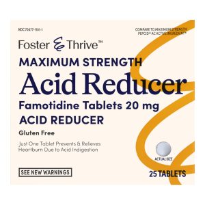 MCKESSON BRAND Foster & Thrive™ Maximum Strength Acid Reducer Famotidine 20 mg 70677110101