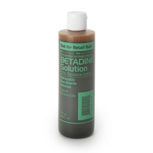 EMERSON HEALTHCARE Betadine® 10% Povidone-Iodine First Aid Antiseptic Solution, 8-ounce Bottle BSOL8P