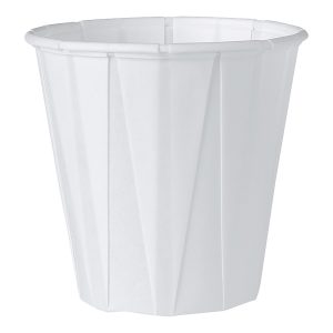 RJ SCHINNER CO Solo Paper Soufflé Cup, White, 3-1/2-ounce capacity 450-2050