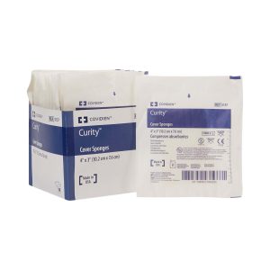 CARDINAL Curity™ Sterile Nonwoven Sponge, 3 x 4 Inch, 4-Ply 3157