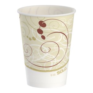 RJ SCHINNER CO Solo® Wax Coated Paper Drinking Cup, 9-ounce R9N-J8000