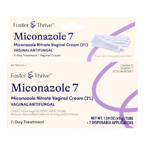 MCKESSON BRAND Foster & Thrive™ Miconazole Nitrate Vaginal Antifungal, 7 Day Cream 70677122501
