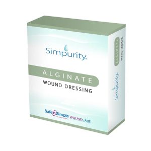SAFE N SIMPLE Simpurity™ Alginate Dressing, 2 x 2 Inch SNS50702