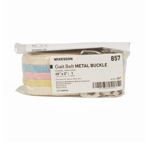 MCKESSON BRAND McKesson Pastel Stripe Gait Belt, 60 Inch 857