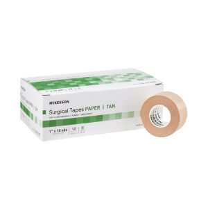 MCKESSON BRAND McKesson Paper Medical Tape, 1 Inch x 10 Yard, Tan 16-47310T