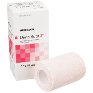 MCKESSON BRAND McKesson Unna Boot with Calamine and Zinc Oxide, 3 Inch x 10 Yard 2068