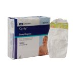 CARDINAL Curity Unisex Baby Diapers, Heavy Absorbency, Disposable, Size 5, 27+ lbs 80048A